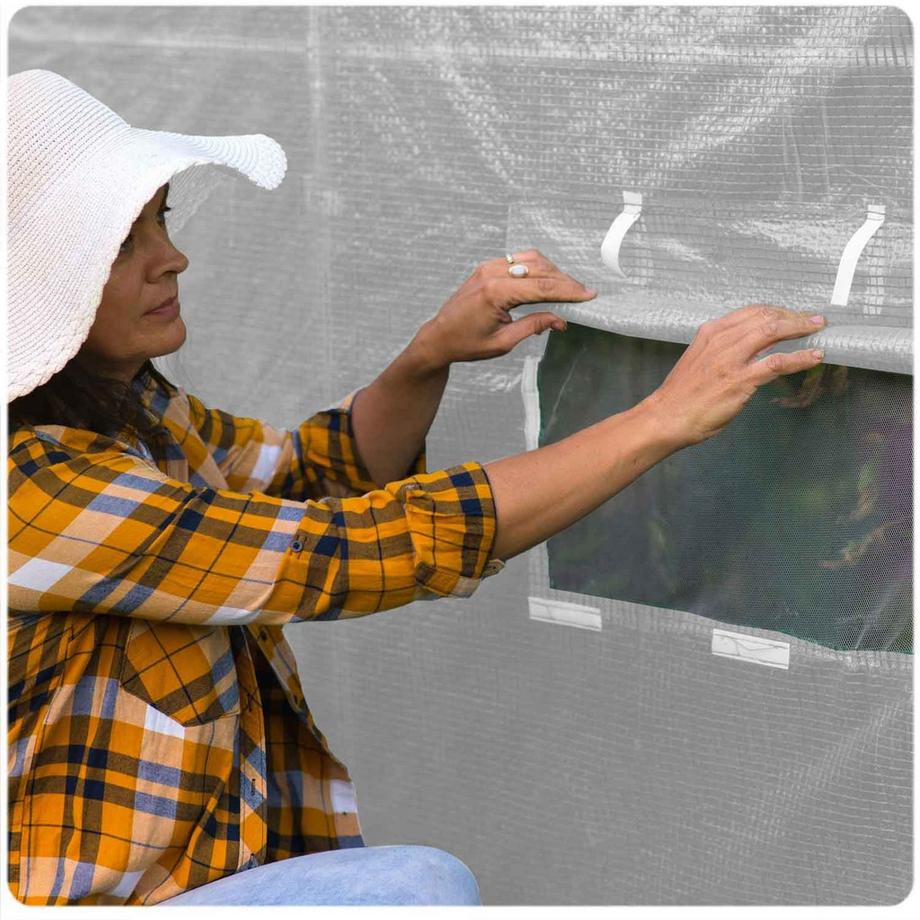 B2X Tunnel per serra Foil 2x3m (6m²) Bianco Plonos  