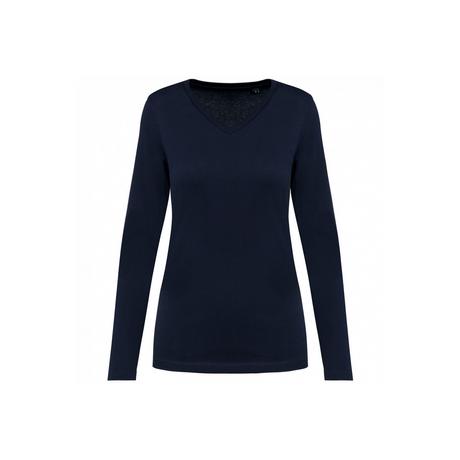Kariban Uprima T-shirt Manches Longues Col V  