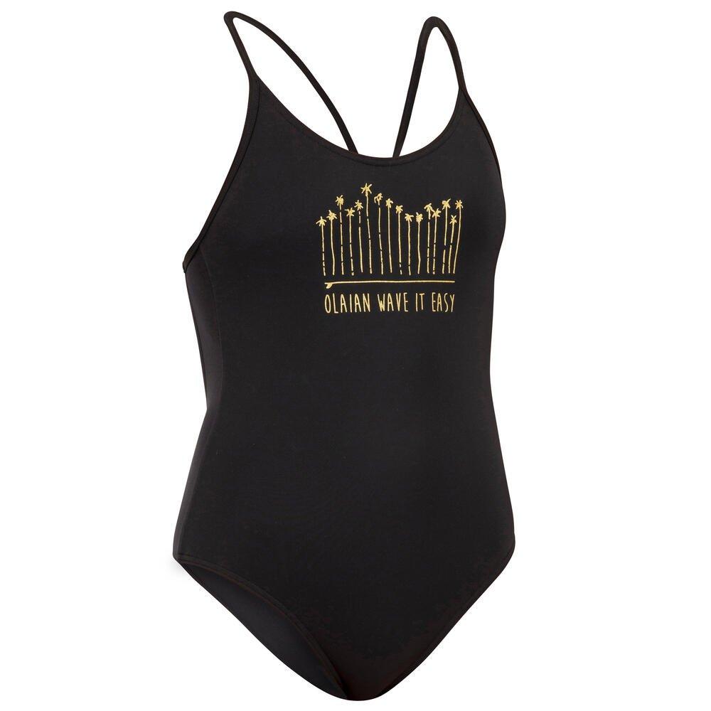 OLAIAN maillot de bain 1 pièce 100 noir  Noir