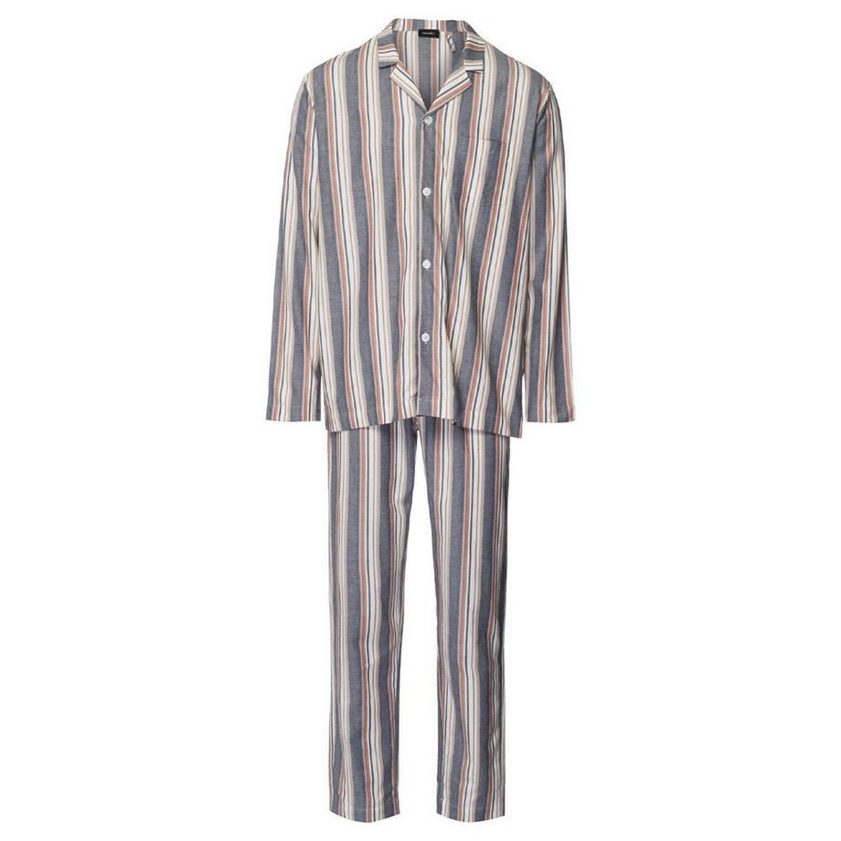 HANRO Cozy Comfort Pyjama en Flanelle Rayé  
