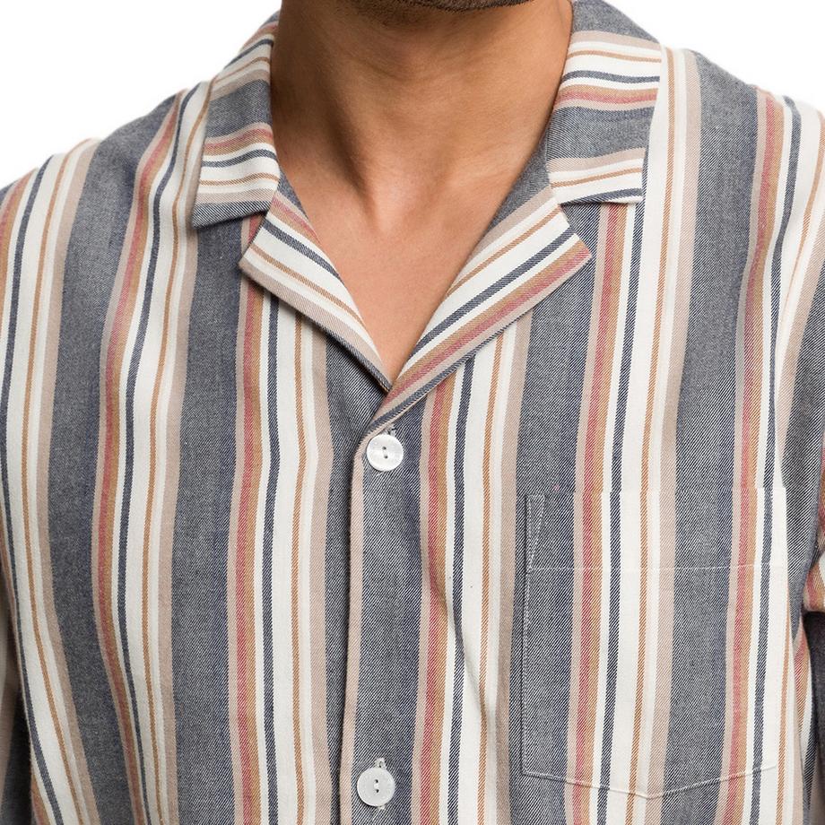 HANRO Cozy Comfort Pyjama en Flanelle Rayé  