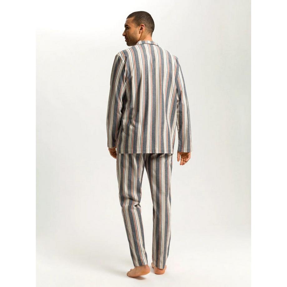 HANRO Cozy Comfort Pyjama en Flanelle Rayé  