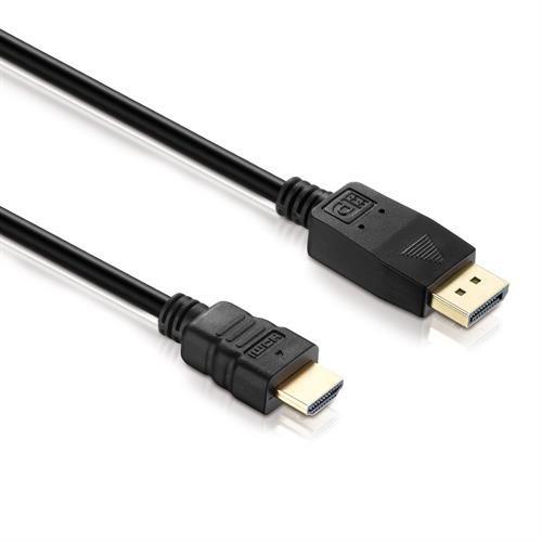 PureLink  PureLink X-DC055-020 câble vidéo et adaptateur 2 m DisplayPort HDMI Noir 