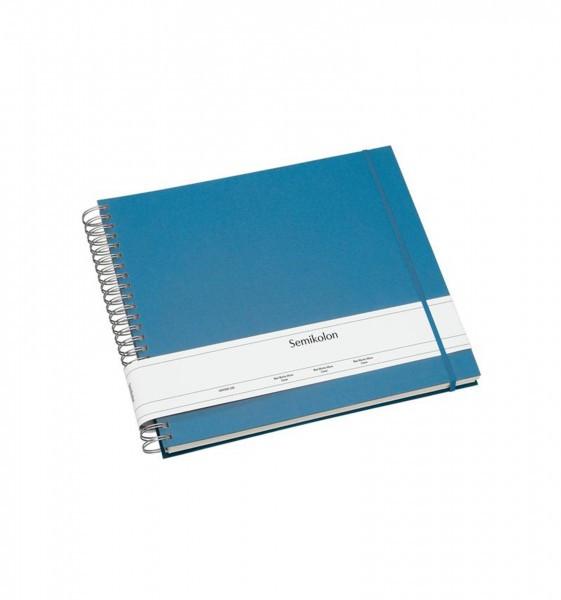 Semikolon Fotoalbum Maxi Mucho Blau, Cremefarbige Seiten (10 x 15 cm, 9 x 13 cm)  