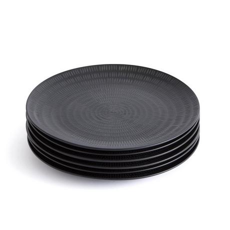 La Redoute Intérieurs Lot de 6 assiettes plates en grès  