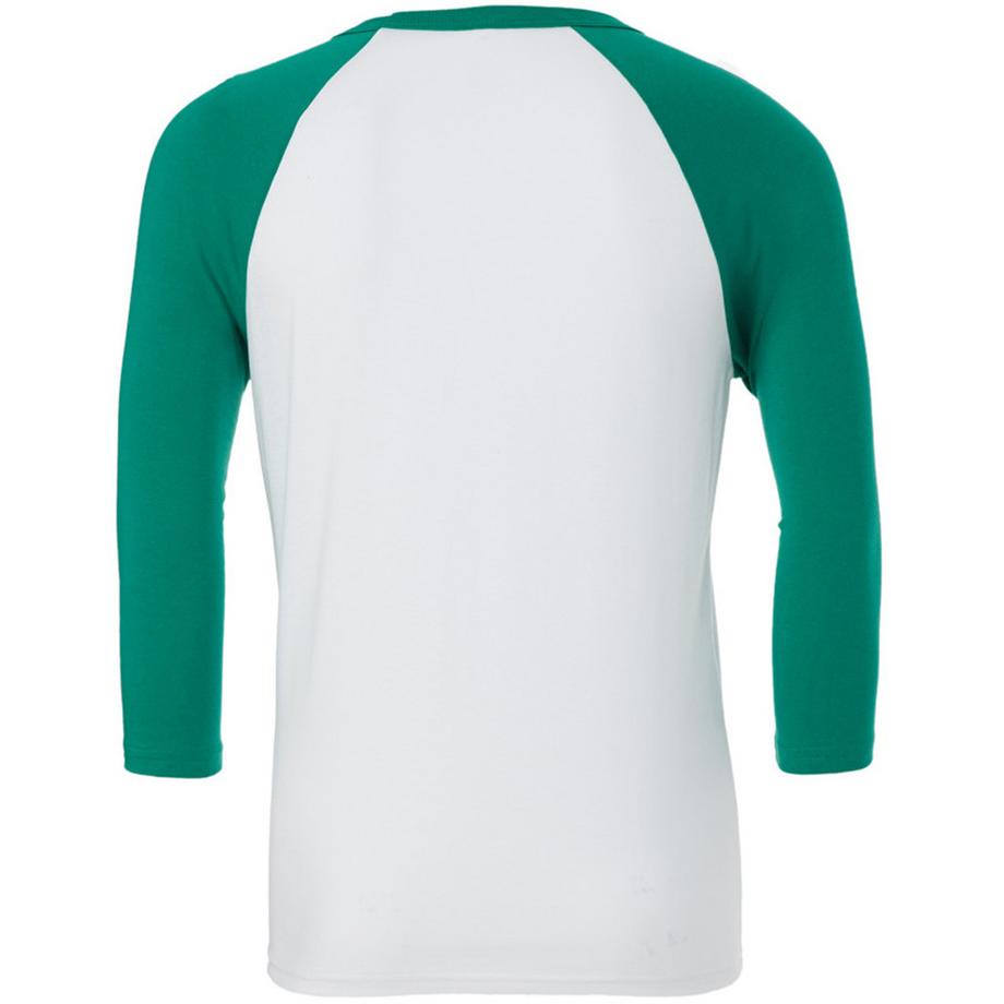 Bella + Canvas Canvas T-Shirt de baseball manches 3/4  
