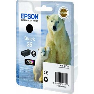 EPSON  Polar bear Singlepack Black 26 Claria Premium Ink 