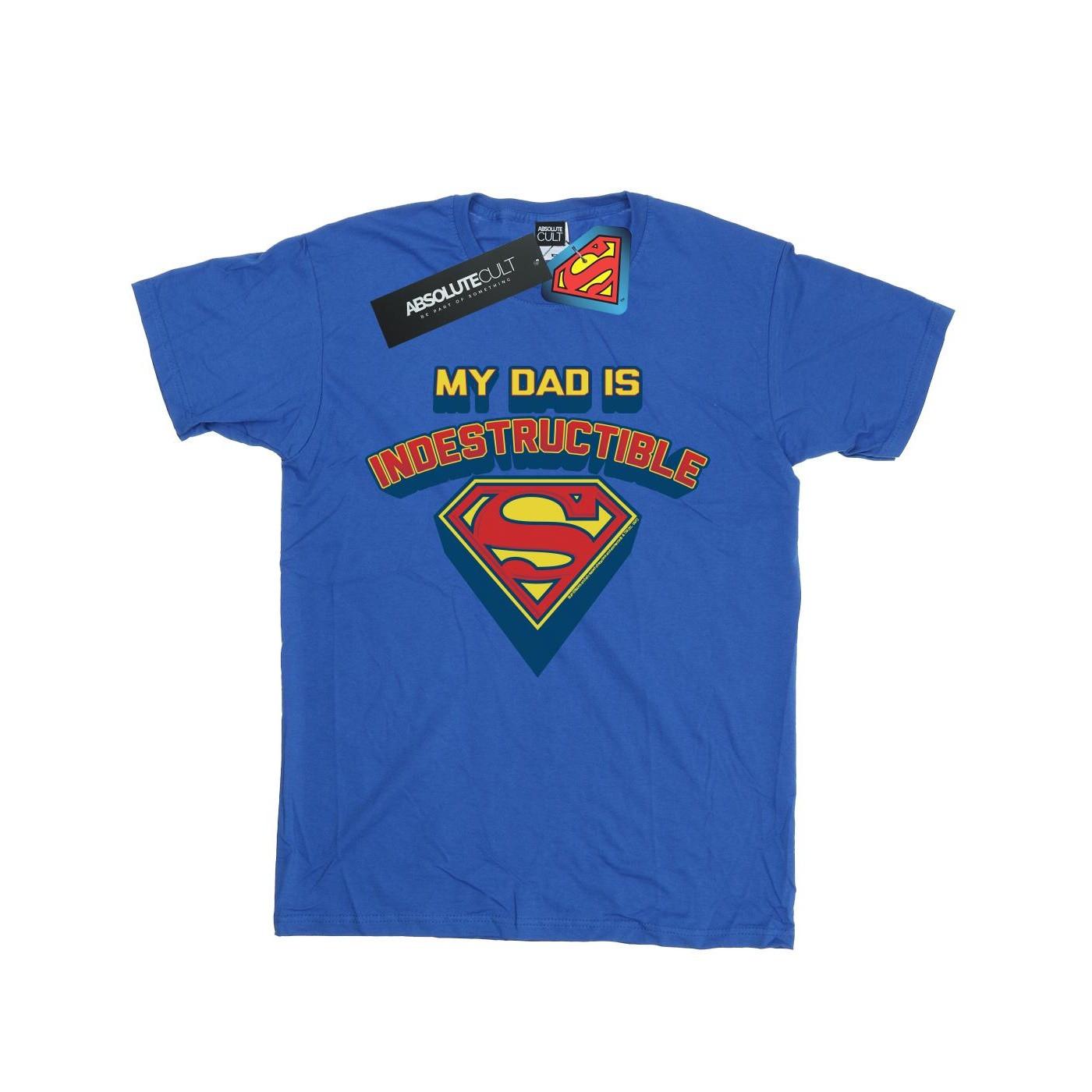 DC COMICS  Superman My Dad Is Indestructible TShirt 