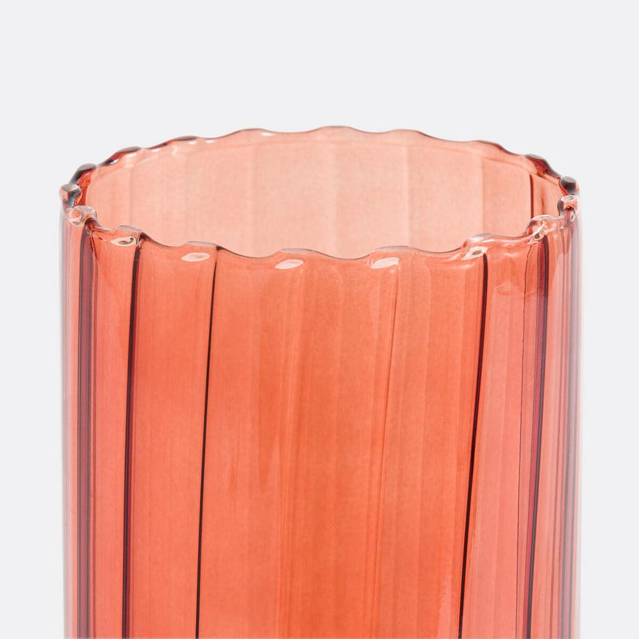 La Redoute Intérieurs Vase en verre coloré H28 cm  