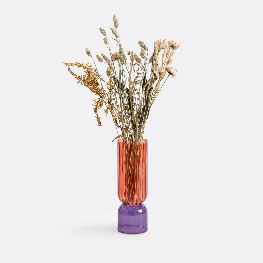 La Redoute Intérieurs Vase en verre coloré H28 cm  