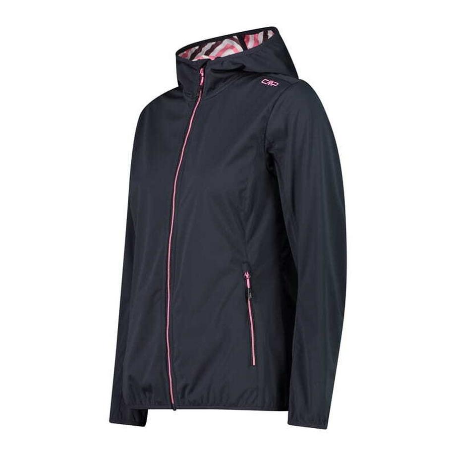 CMP Wasserdichte Kapuzenjacke mit bedrucktem Futter  