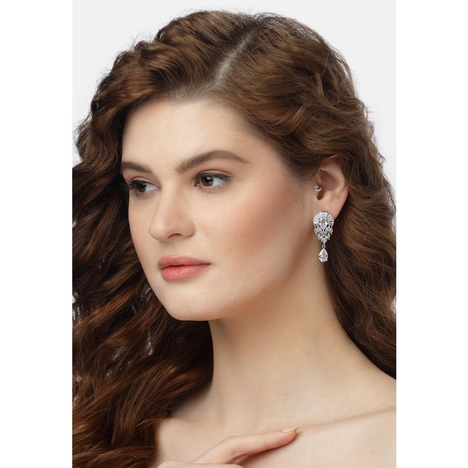 AVANT-GARDE PARIS  Funkelnde Tränentropfen-Ohrringe 