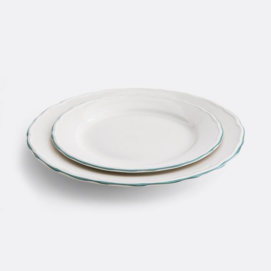 La Redoute Intérieurs Set aus 4 Desserttellern aus Porzellan  