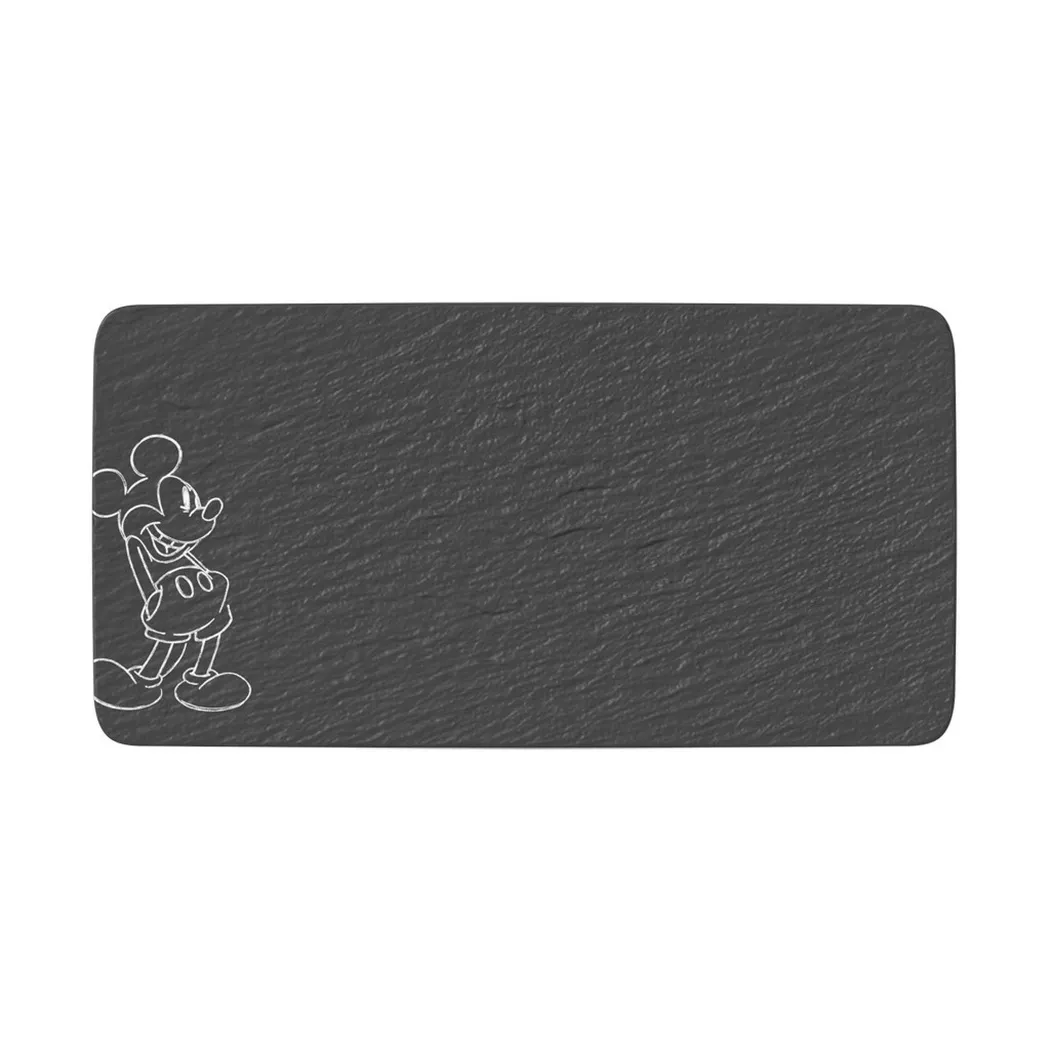 Servierplatte Manufacture Rock Mickey Mouse, schwarz
