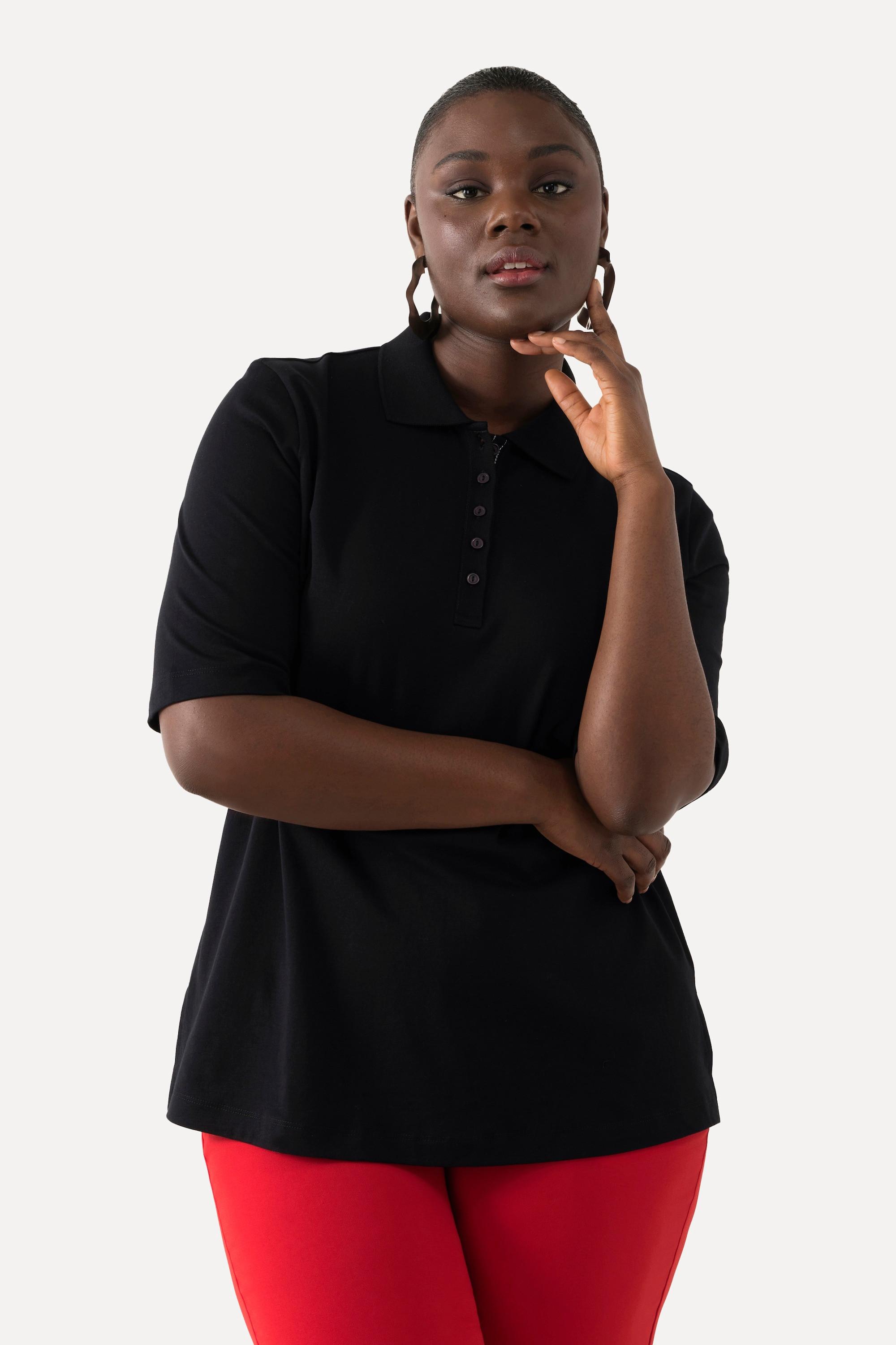 Ulla Popken Classic Poloshirt Halbarm  