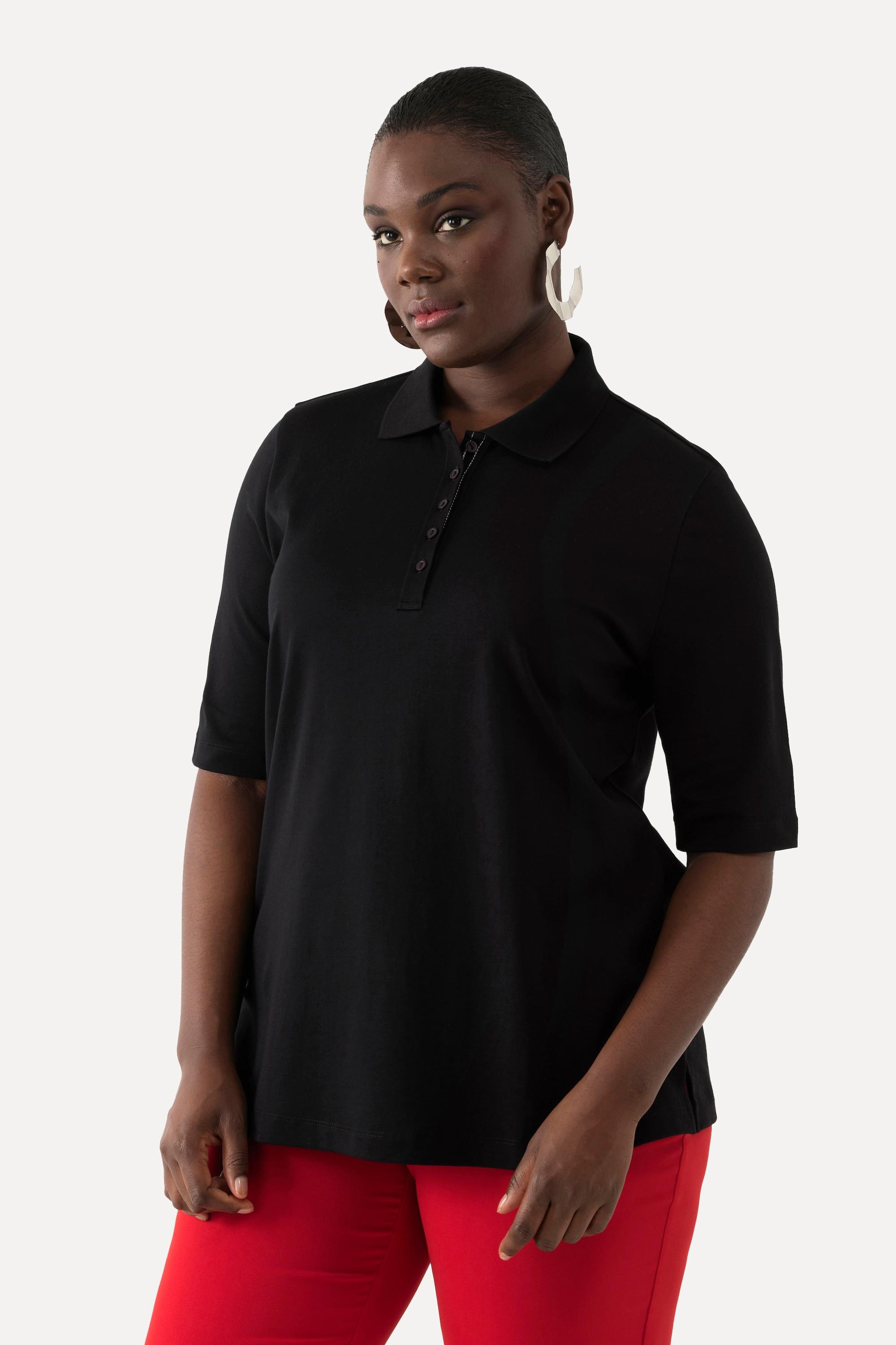 Ulla Popken Classic Poloshirt Halbarm  