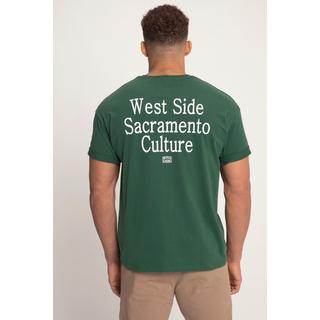 Sthuge Oversized Halbarm T-Shirt Rücken Print  