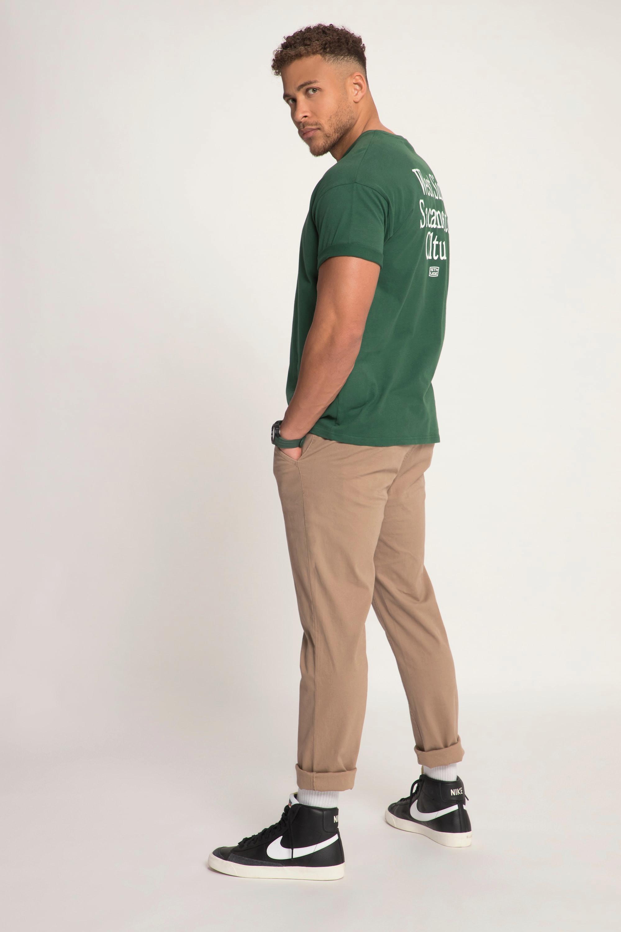 Sthuge Oversized Halbarm T-Shirt Rücken Print  