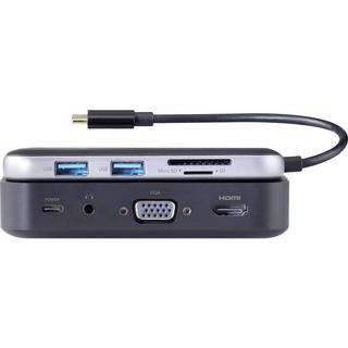 Renkforce  Renkforce Mini Dockingstation USB-C® RF-HUB-810 Adatto per marchio (Notebook Dockingstations): universale 