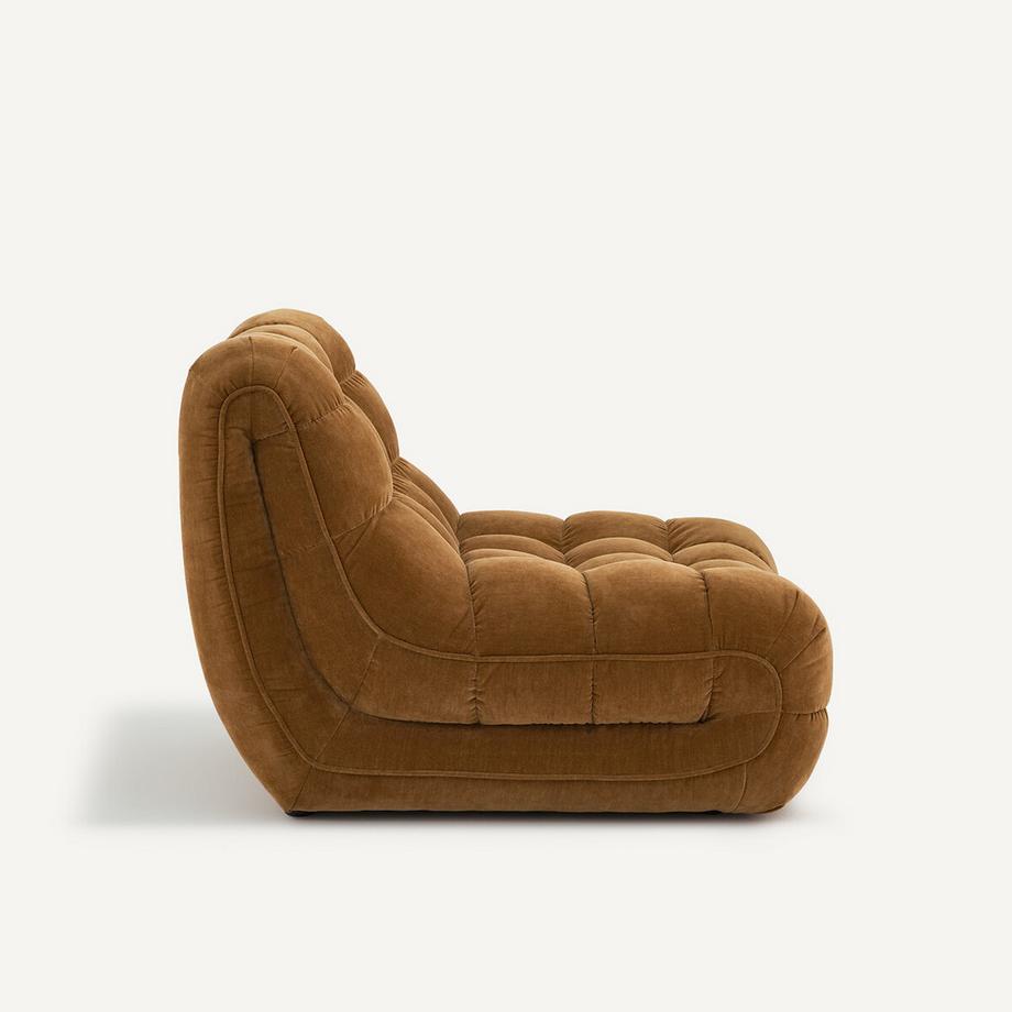 AM.PM Fauteuil capitonné en velours  