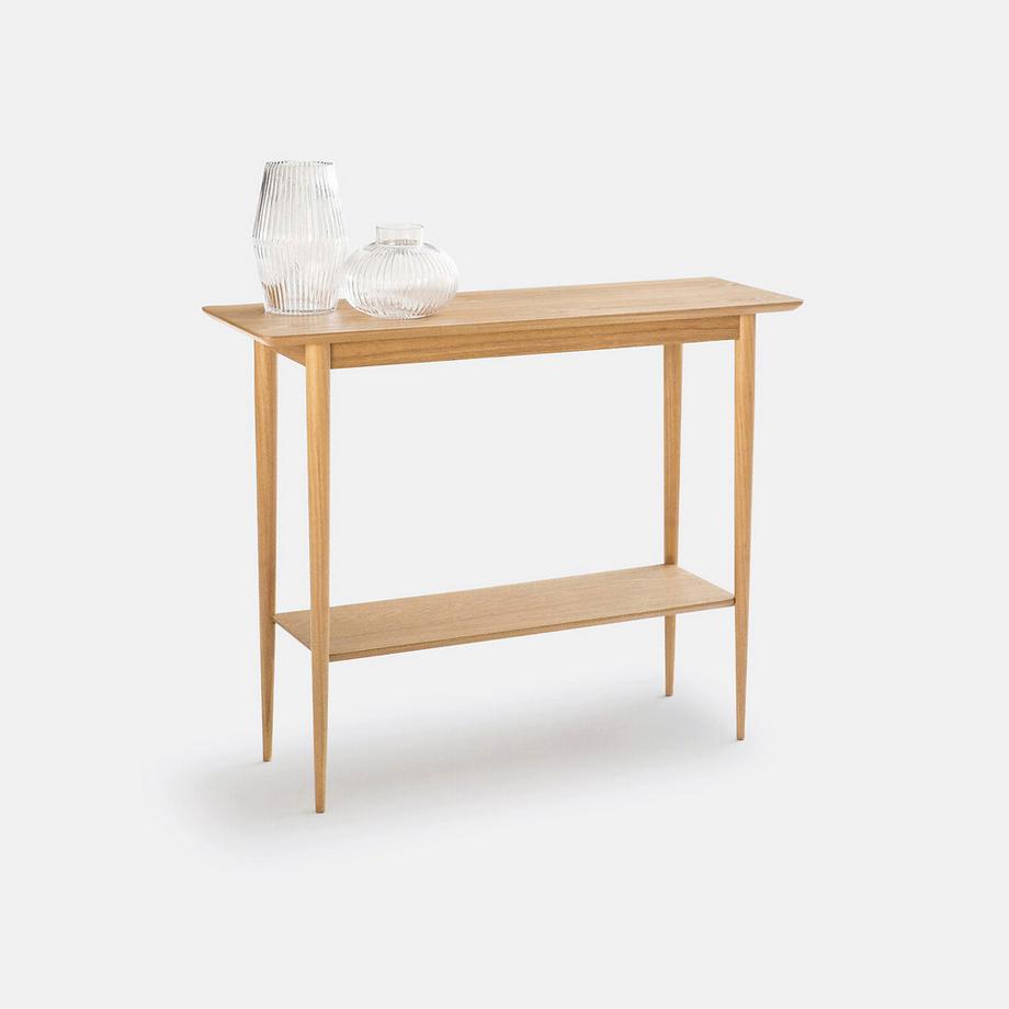 Console double plateau en frêne