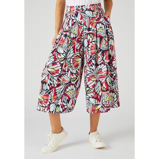 Damart  Jupe-culotte, avec ceinture à passants, tissu 100% viscose. 