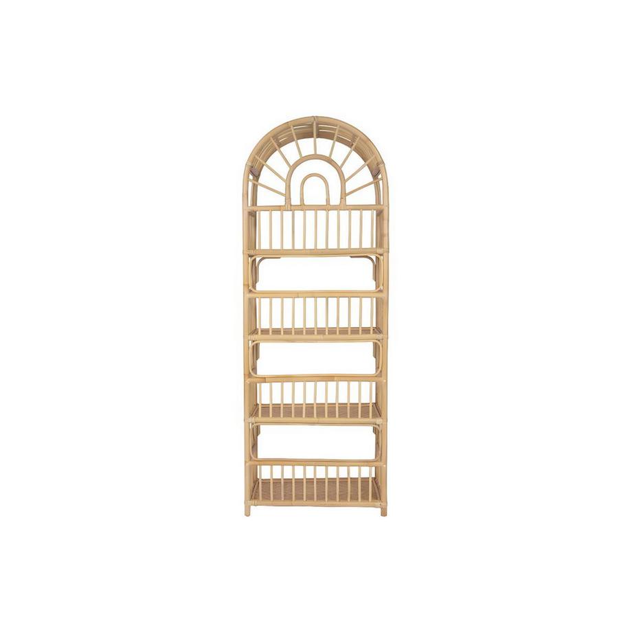 Vente-unique Regal mit 4 Ablagen Rattan Naturfarben ISIROU  