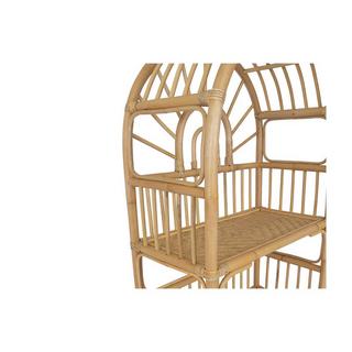 Vente-unique Regal mit 4 Ablagen Rattan Naturfarben ISIROU  