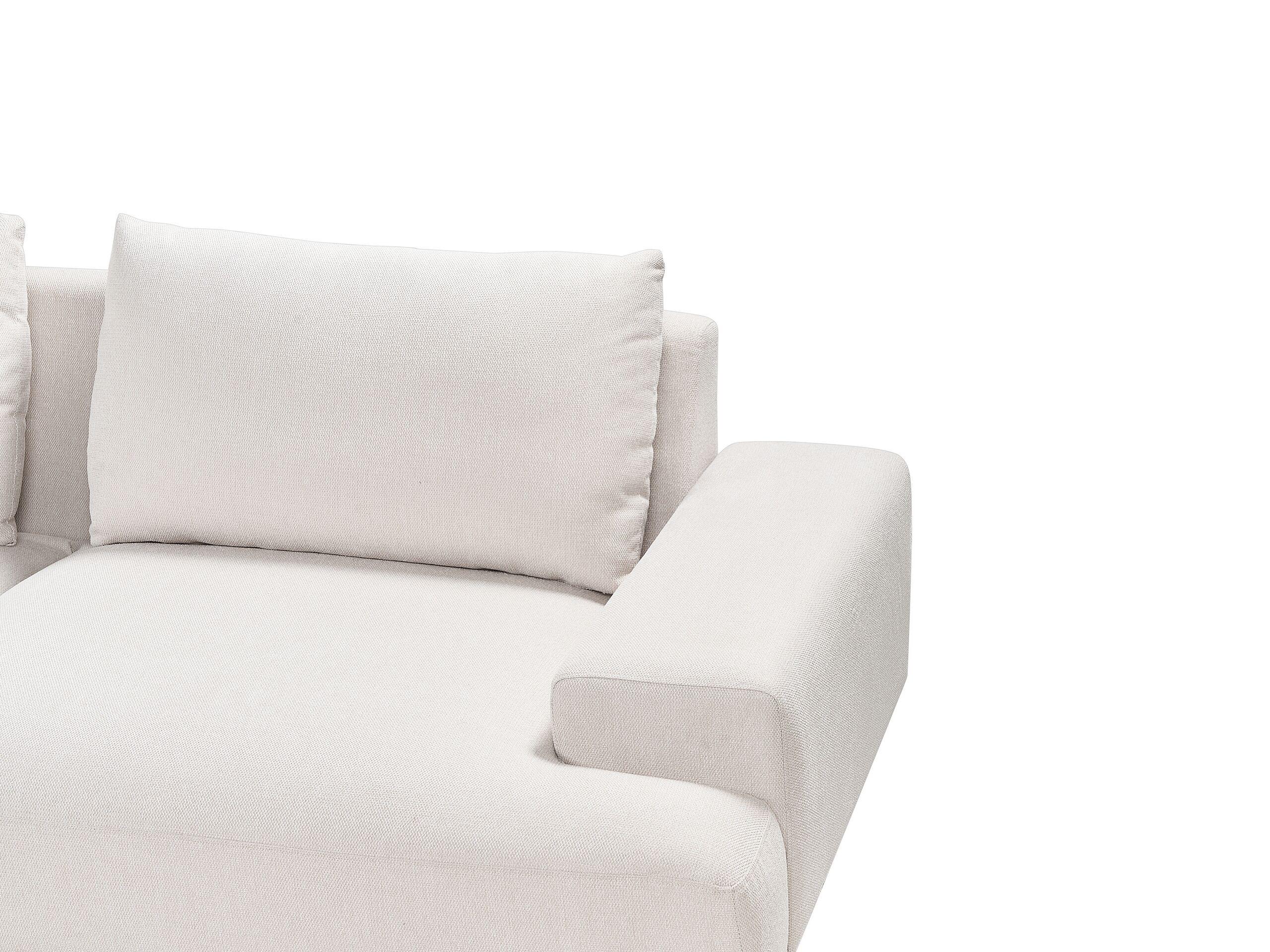 Beliani Ecksofa aus Polyester Skandinavisch MARIFERD  