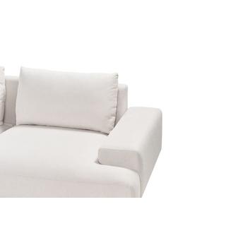 Beliani Ecksofa aus Polyester Skandinavisch MARIFERD  