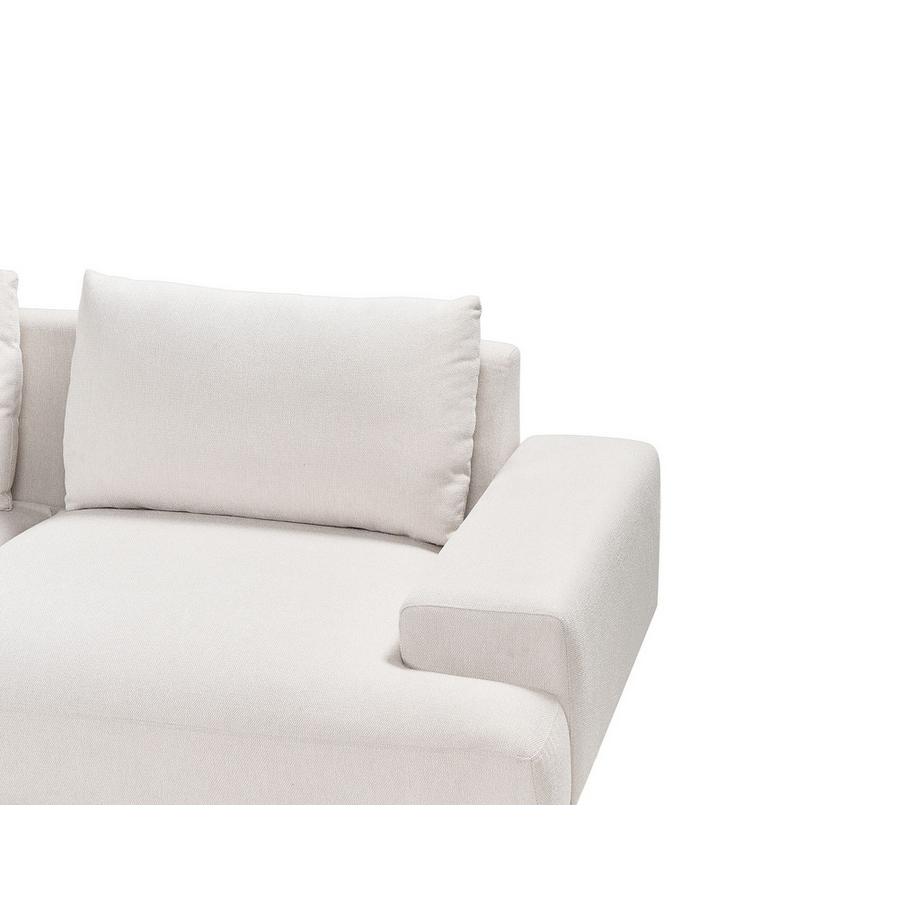 Beliani Canapé d'angle en Tissu Scandinave MARIFERD  