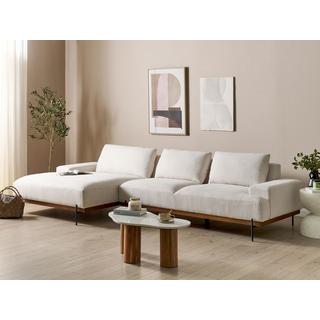 Beliani Ecksofa aus Polyester Skandinavisch MARIFERD  