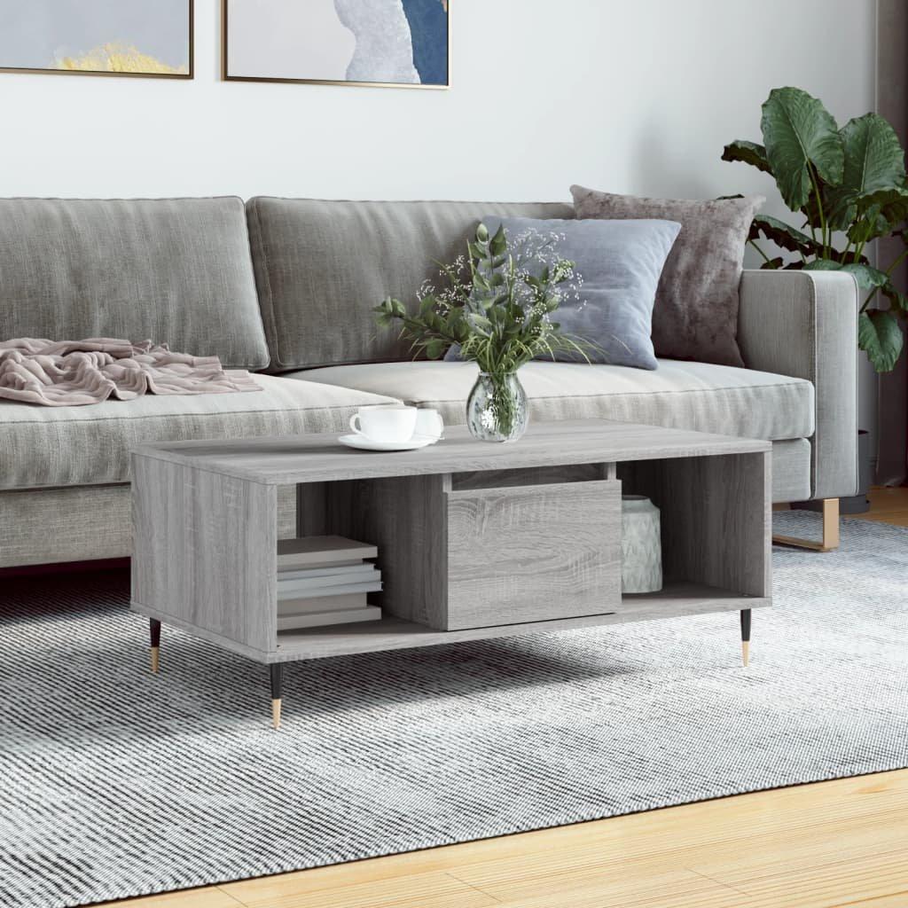 VidaXL Table basse bois d'ingénierie  