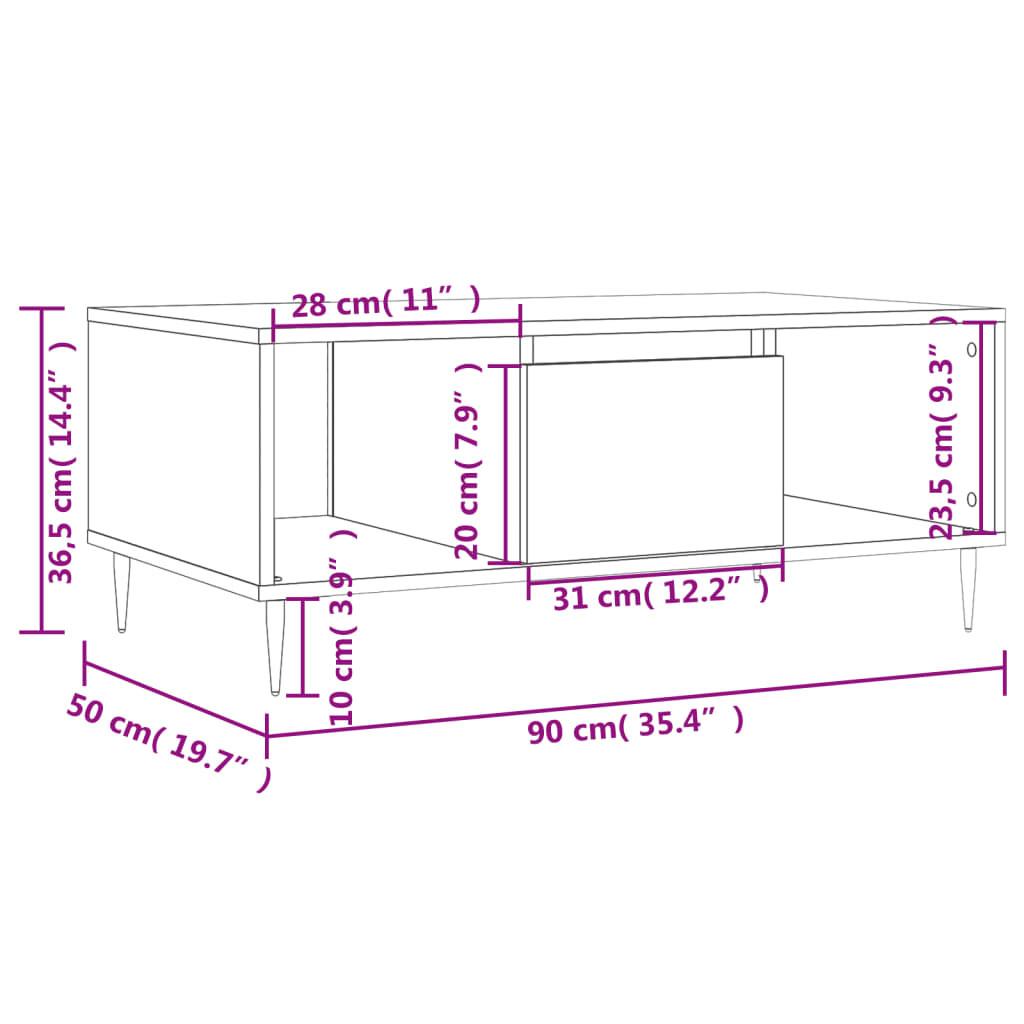 VidaXL Couchtisch holzwerkstoff  