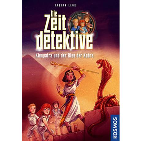 Die Zeitdetektive, 1, Kleopatra und der Biss der Kobra Lenk, Fabian; Grubing, Timo (Illustrationen) Copertina rigida 