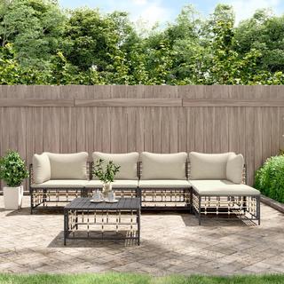 VidaXL Garten lounge set poly-rattan  