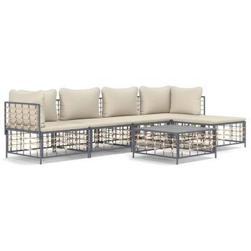 Garten lounge set poly-rattan