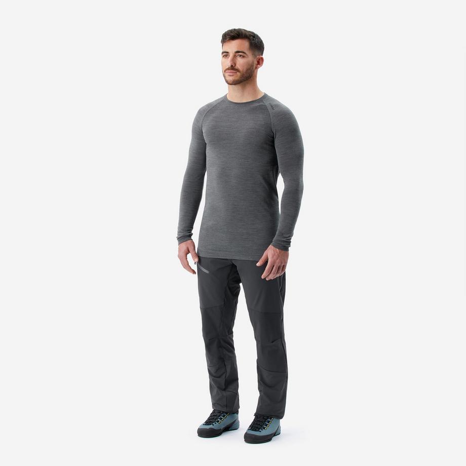 SIMOND  Maglia maniche lunghe uomo - alpinismo lana merino 