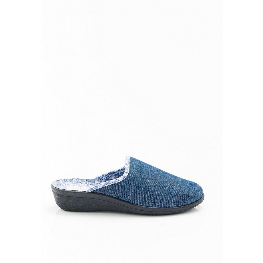 Damart  Mules en textile fantaisie 