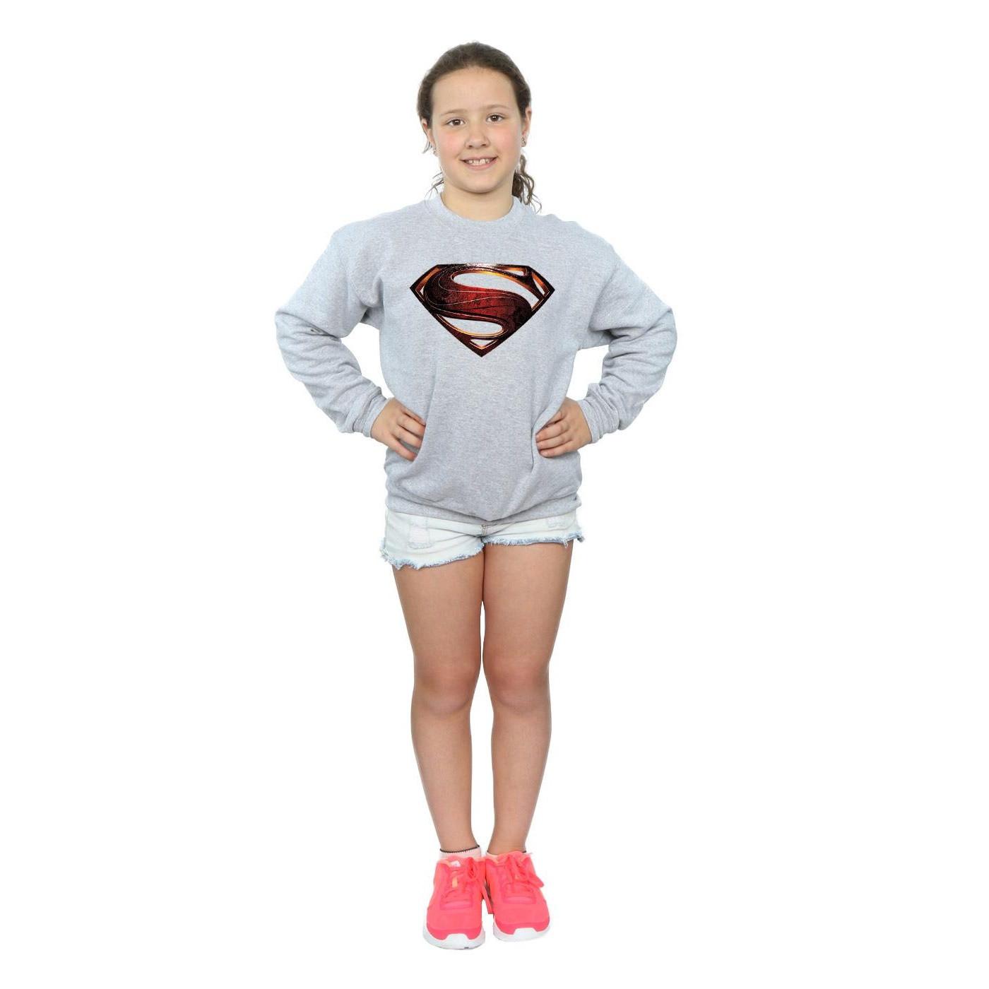 DC COMICS  Justice League Movie Superman Emblem Sweatshirt 