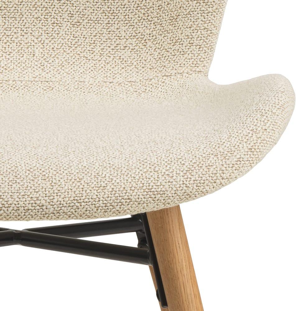 mutoni Chaise de salle à manger Norvège beige naturel (1 pièce)  