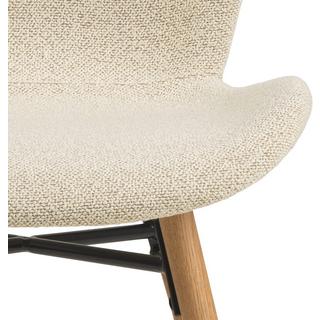 mutoni Chaise de salle à manger Norvège beige naturel (1 pièce)  