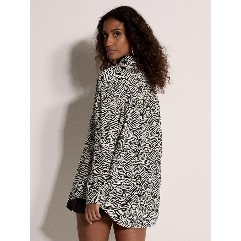 APRICOT Chemise Oversize Imprimé Zèbre  