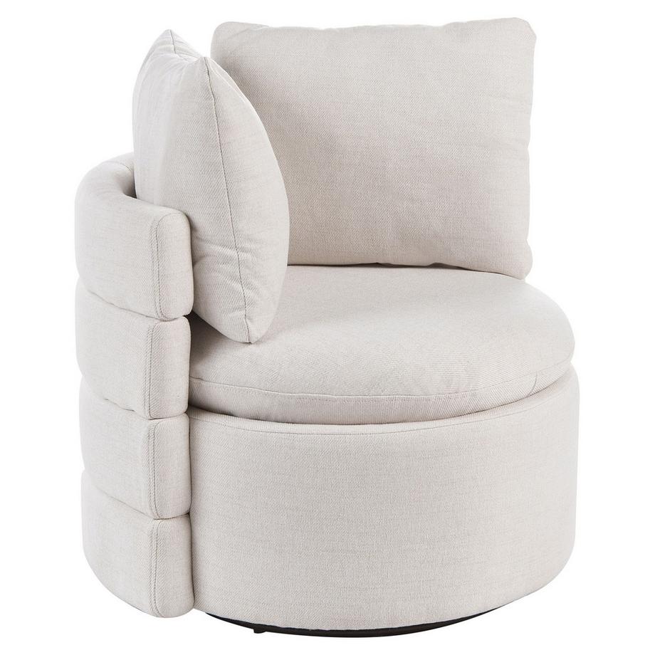 Fauteuil pivotant en Tissu Rétro RANDERS