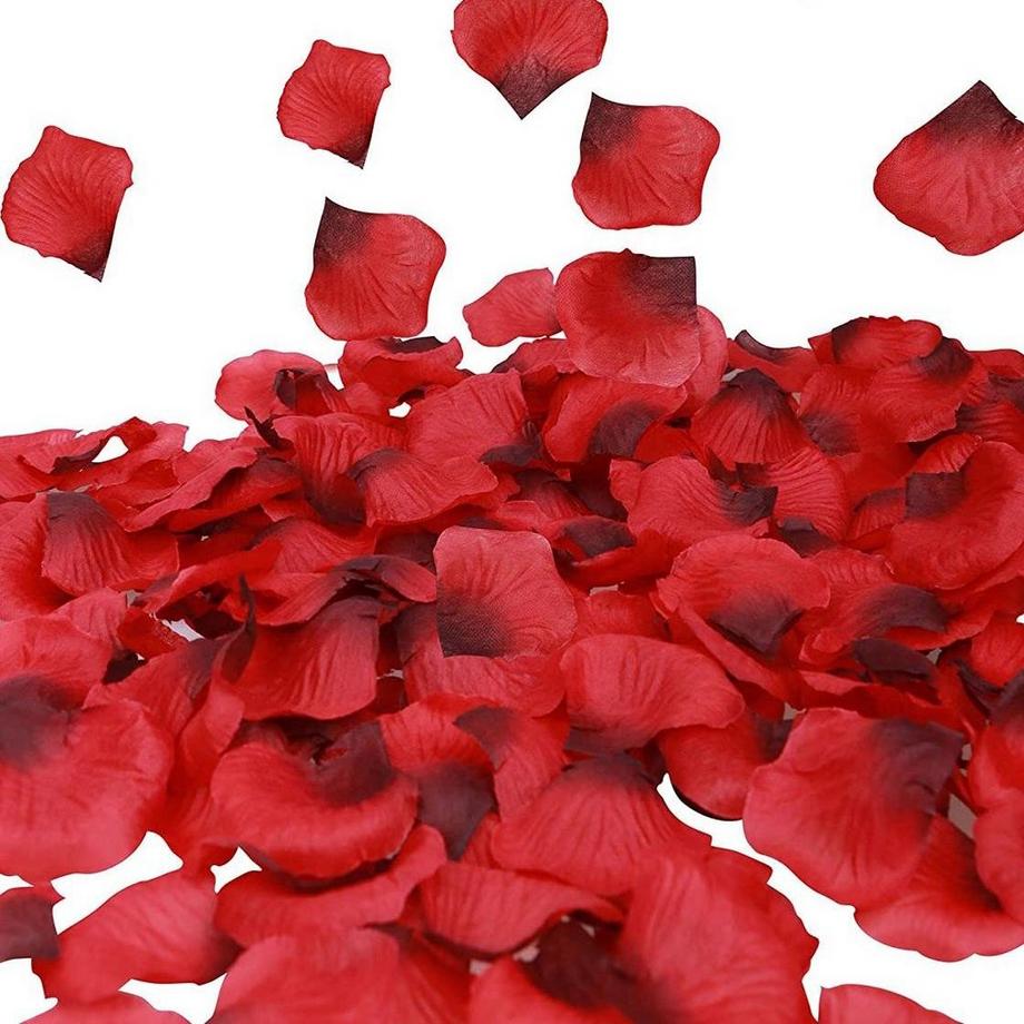 Out of the blue  Rosenblätter aus Stoff - 150 Stk 