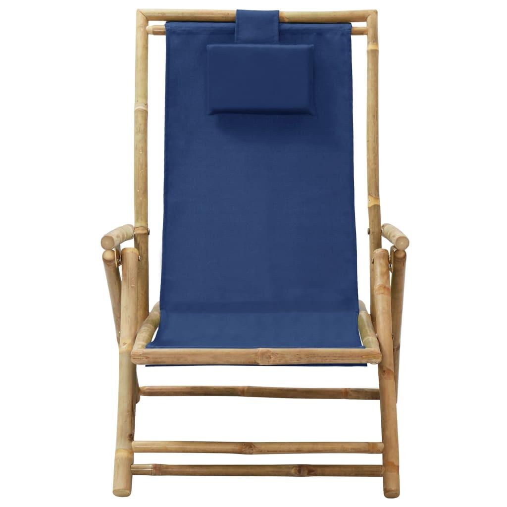 VidaXL Chaise de relaxation bambou  