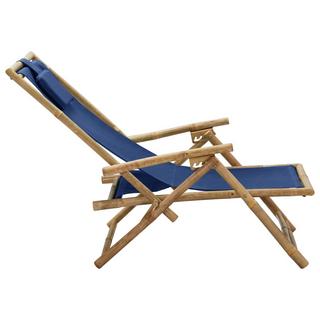 VidaXL Chaise de relaxation bambou  