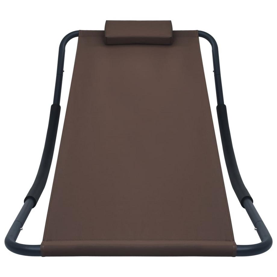 VidaXL lettino da giardino Tessuto  