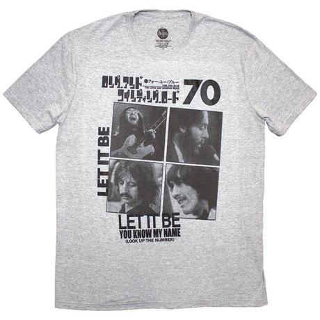 The Beatles Let It Be 1970 Grafik T-Shirt  