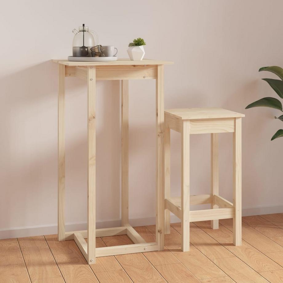 VidaXL Bartisch kiefernholz  